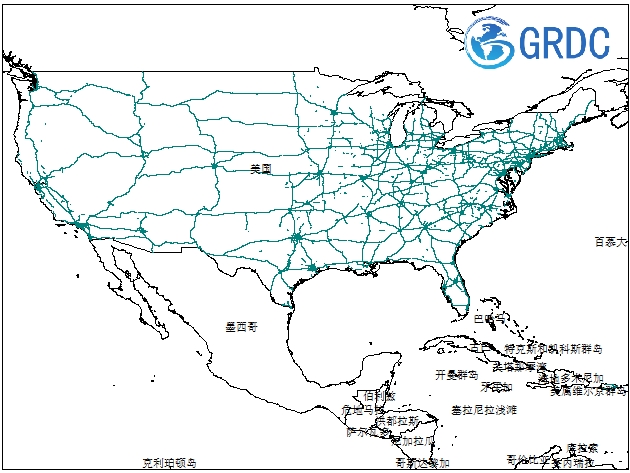 主要道路 2 1M 比例尺